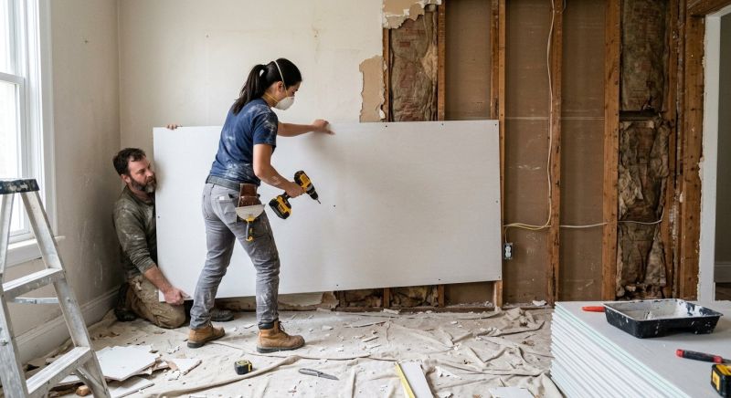 Drywall Hanging in Overland Park, KS