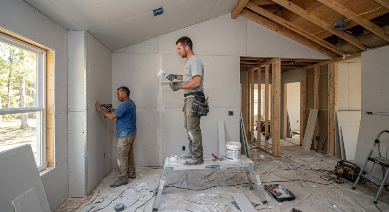 House Drywall Installation in Wilmington, NC
